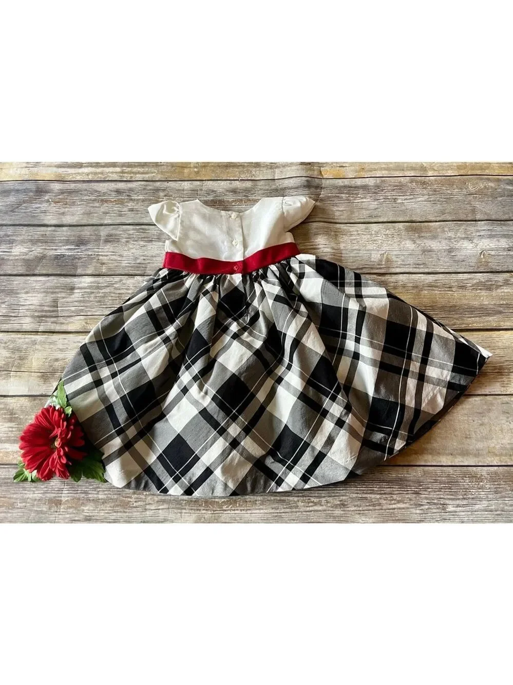 Fancy Gymboree Dress w/Matching Bow